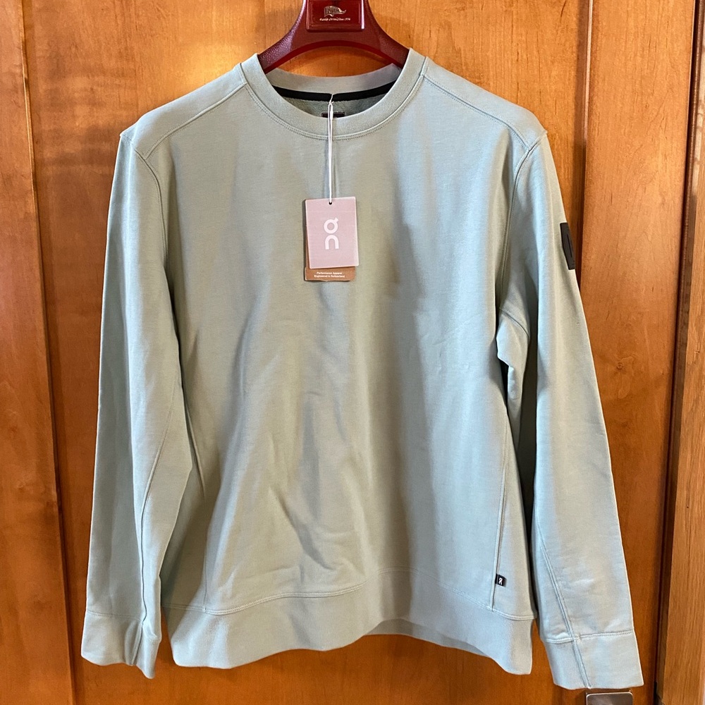 ON Running Performance Crew Neck Cotton Sweatshirt Men's XL